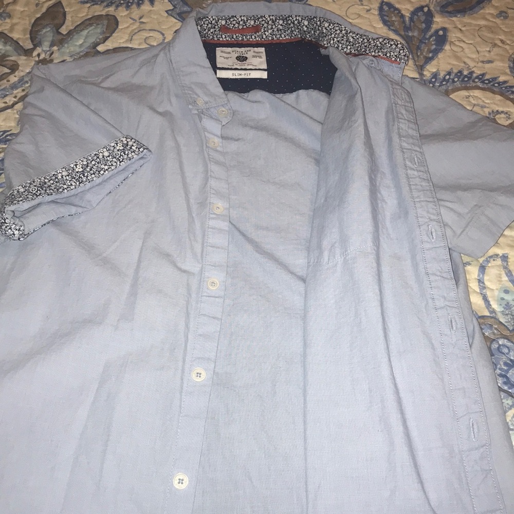 Men's Short Sleeve Button Down